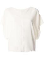 Tomorrowland Relaxed-fit Short-sleeved Blouse - White