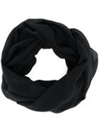 D.exterior Pull-on Wrap Scarf - Black