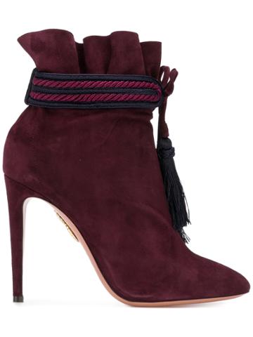 Aquazzura Shanty Boots - Pink & Purple