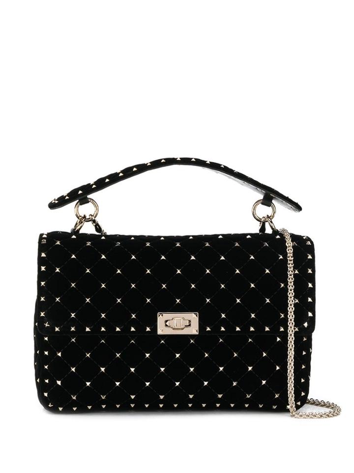 Valentino Rockstud Large Shoulder Bag - Black