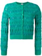M Missoni Knitted Jacket, Women's, Size: 42, Blue, Cotton/polyamide/polyester/viscose