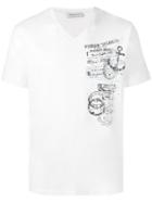 Pierre Balmain Logo Print T-shirt, Men's, Size: 48, Nude/neutrals, Cotton