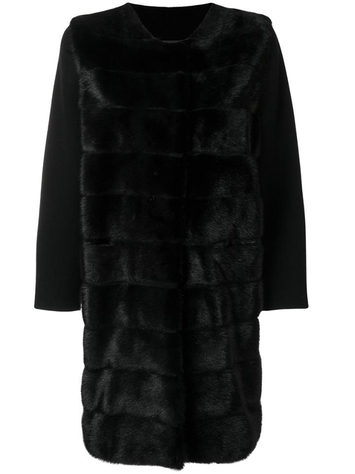 Simonetta Ravizza Ludo Coat - Black