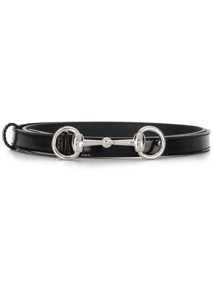 Gucci Horsebit Buckle Belt - Black