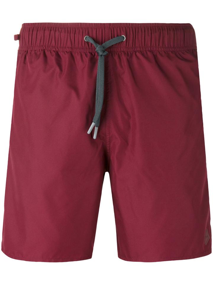 Z Zegna - Drawstring Swimming Shorts - Men - Polyamide/polyester/spandex/elastane - S, Red, Polyamide/polyester/spandex/elastane