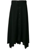Yohji Yamamoto Buttoned Shirt Trousers - Black