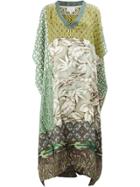 Pierre-louis Mascia Printed Kimono Dress - Green
