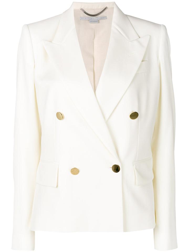 Stella Mccartney Double-breasted Blazer - White