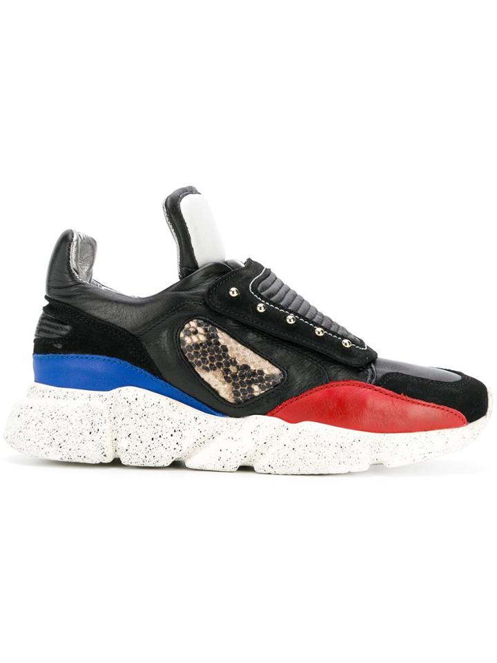 Dorothee Schumacher Colour Block Sneakers - Black
