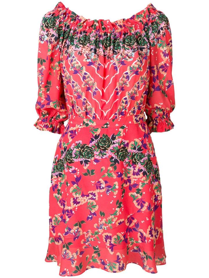 Saloni Grace Mini Dress - Pink