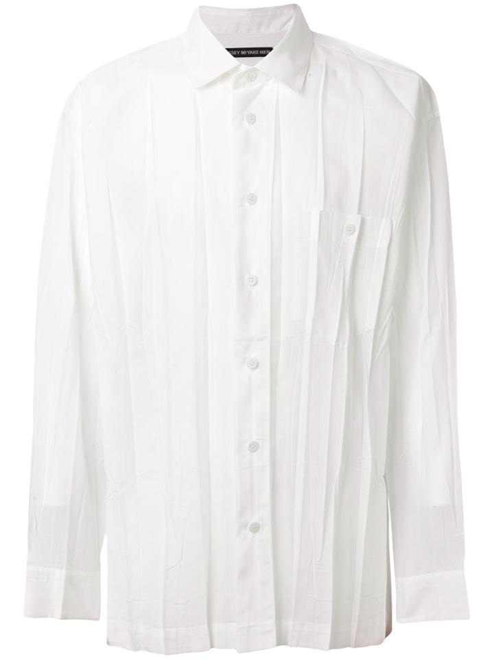 Issey Miyake Crinkled Shirt - White