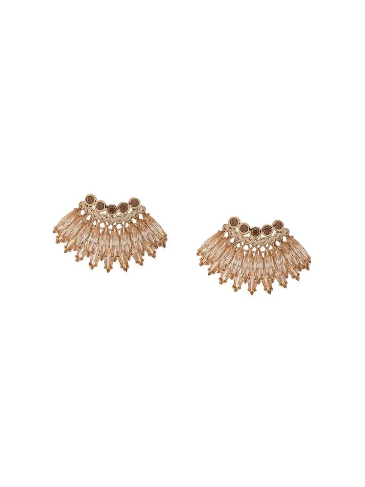 Mignonne Gavigan Madeline Crystal-embellished Earrings - Gold
