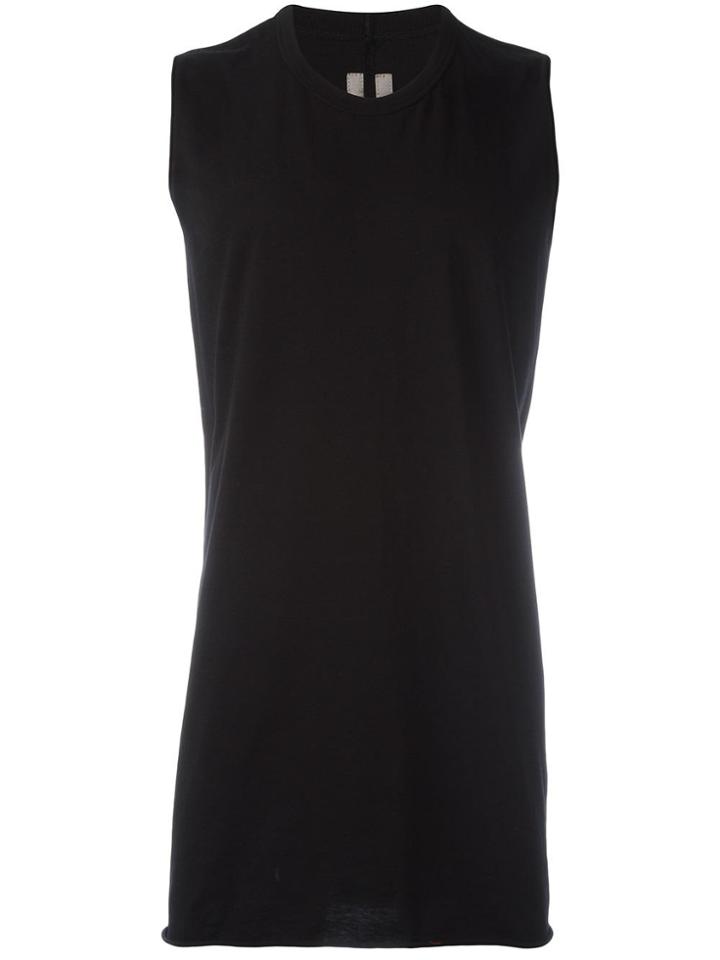 Rick Owens Basic Sleeveless Top - Black