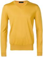 Falke V-neck Lightweight Jumper - Yellow