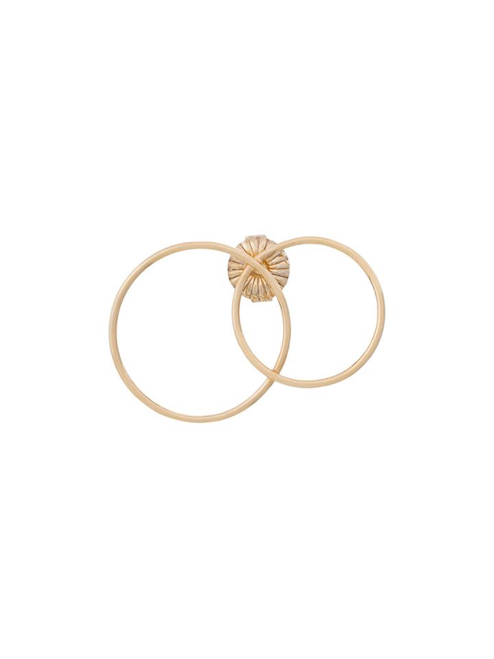 Natasha Schweitzer Double Loop Single Earring - Metallic
