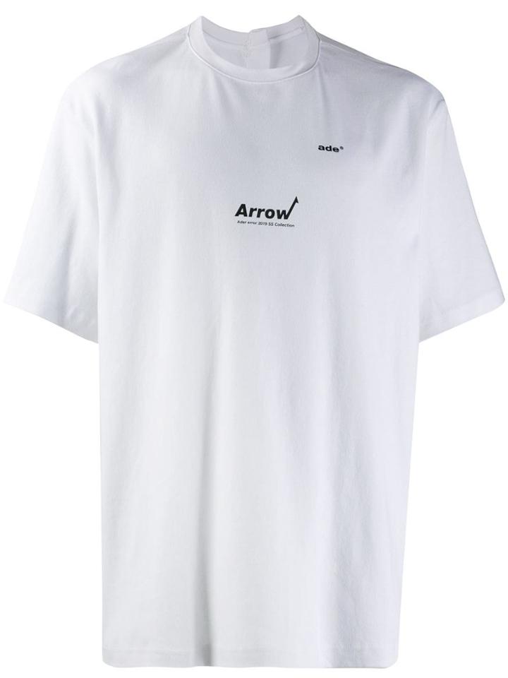 Ader Error Arrow Oversized T-shirt - White