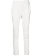 Kristensen Du Nord Straight Leg Trousers, Women's, Size: 1, White, Cotton/spandex/elastane