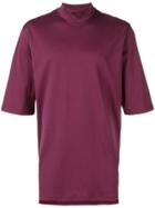 Diesel Black Gold Thase Mock Neck T-shirt - Purple