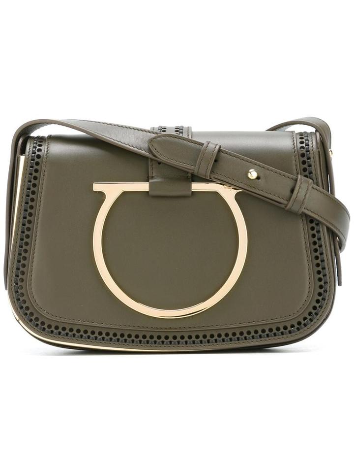 Salvatore Ferragamo 'sabine' Shoulder Bag, Women's, Green