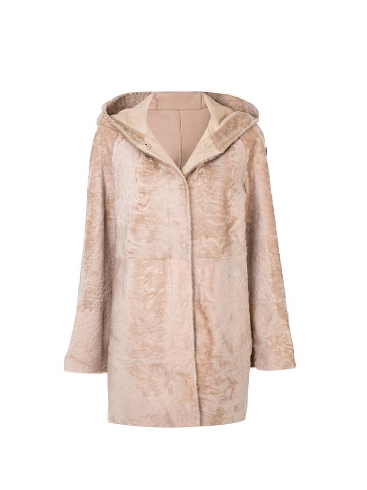 Drome Button-down Coat - Pink & Purple