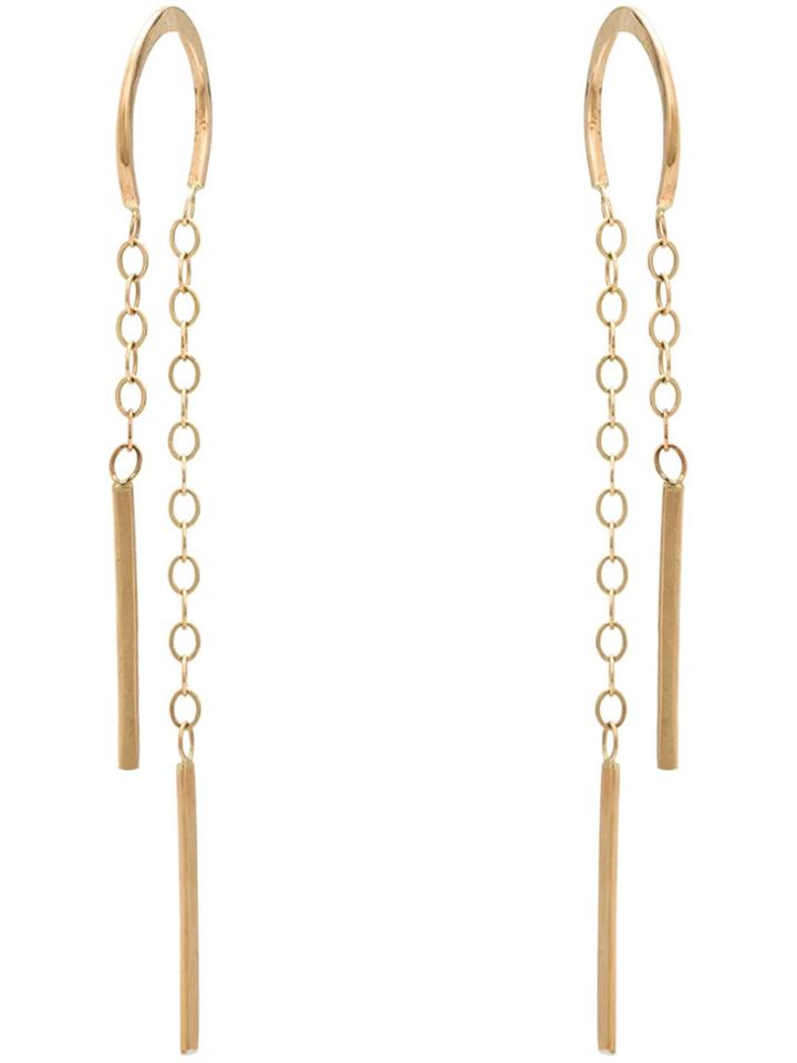Melissa Joy Manning Horseshoe Chain Earrings - Metallic