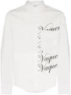 Vaquera Logo Detail Cotton Shirt - White