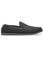 Prada Low Top Almond Toe Sneakers - Black