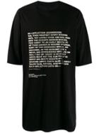 Rick Owens Drkshdw Jumbo Oversized T-shirt - Black