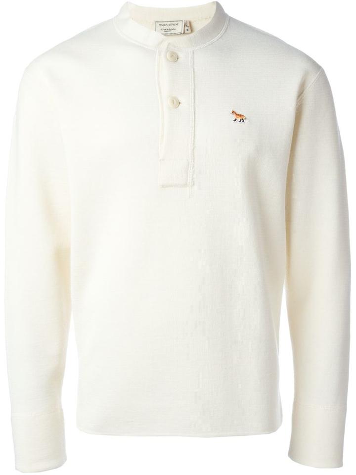 Maison Kitsuné Button Sweater