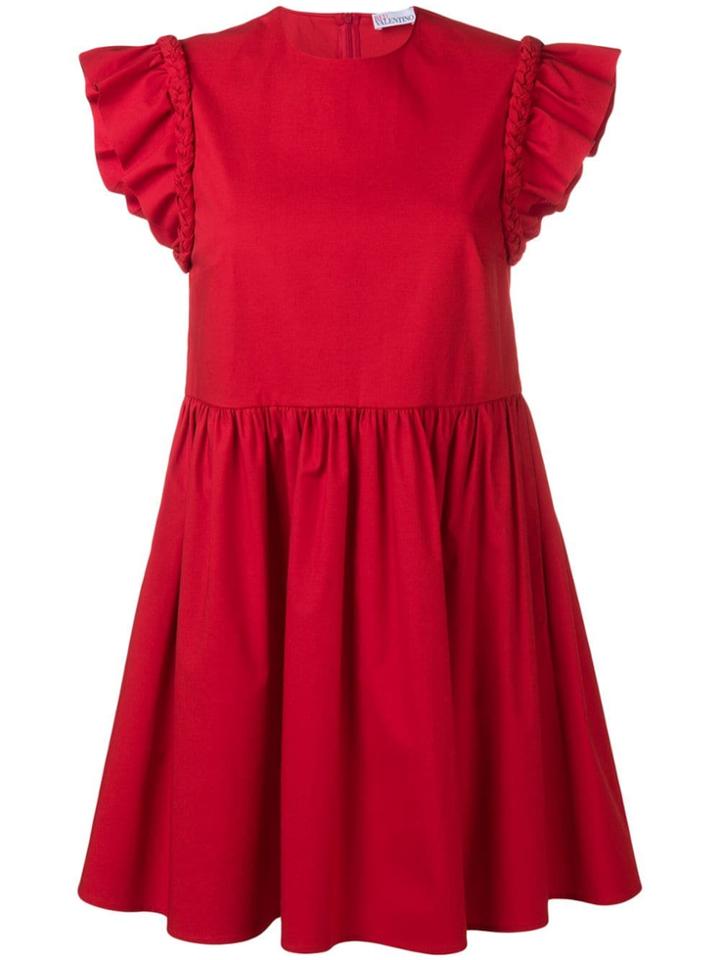 Red Valentino Stretch Compact Poplin Dress