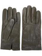 Emporio Armani Leather Gloves - Brown