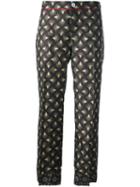 For Restless Sleepers Printed Cropped Trousers