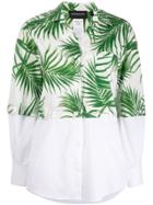 Sport Max Code Teheran Botanical Shirt With Removable Panel - White