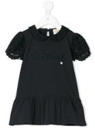 Armani Junior - Pleated Trim Blouse - Kids - Cotton/spandex/elastane - 5 Yrs, Blue