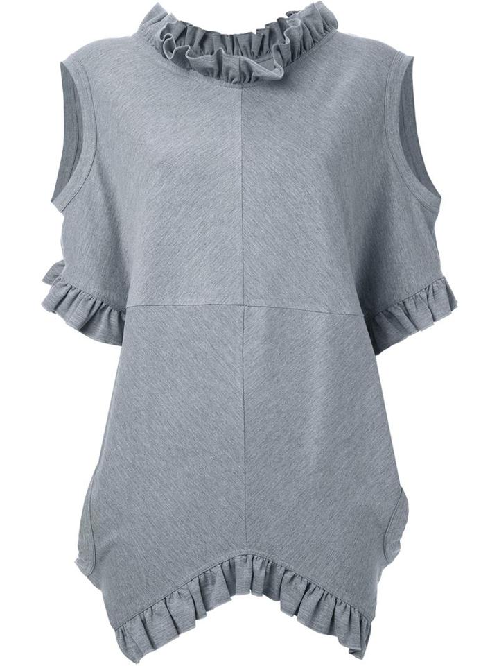 Anrealage Frill Trim T-shirt