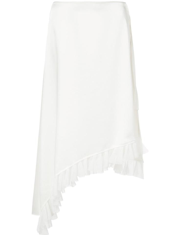 Elizabeth And James Fringed Trim Skirt - White