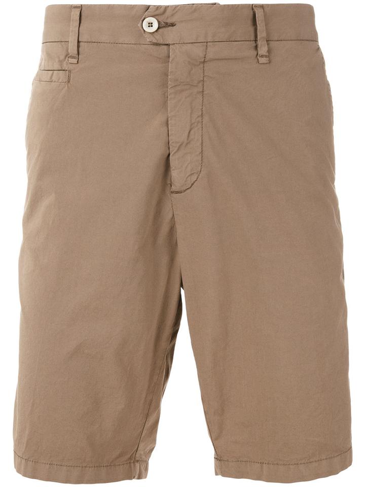Perfection - Casual Shorts - Men - Cotton/spandex/elastane - 50, Brown, Cotton/spandex/elastane