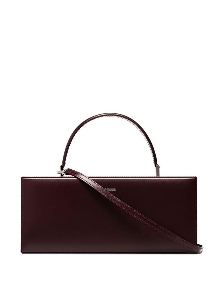 Jil Sander Rectangular Box Bag - Red