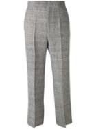 Céline - Tailored Cropped Trousers - Women - Silk/cotton/wool - 36, Women's, Black, Silk/cotton/wool