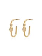 Jacquie Aiche Teardrop Hanging Earrings - Yellow Gold
