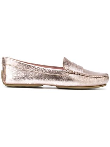Pretty Ballerinas Classic Metallic Loafers