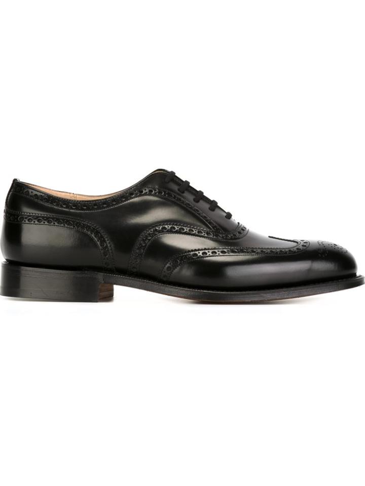 Church S Chetwynd Brogues, Men's, Size: 9, Black, Beaver Fur/leather