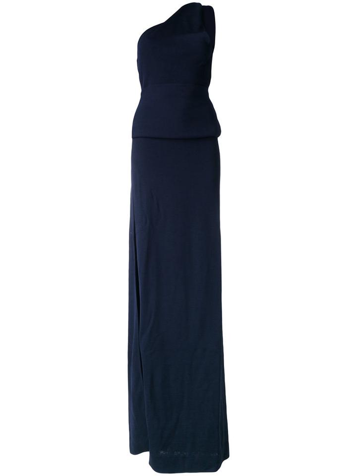 Dsquared2 One Shoulder Gown, Women's, Size: Small, Blue, Polyamide/spandex/elastane/viscose