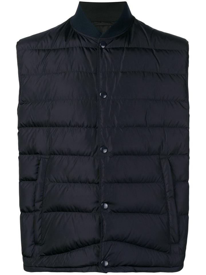 Prada Padded Gilet Jacket - Blue