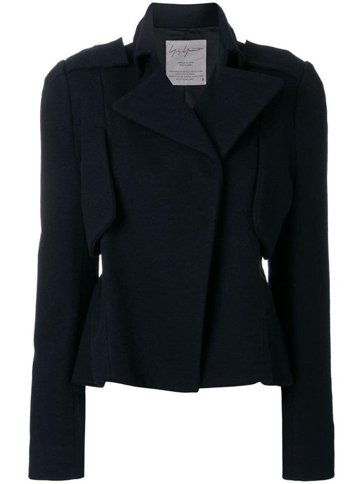 Yohji Yamamoto Pre-owned Cropped Tailored Jacket - Blue