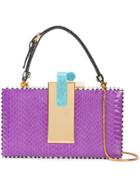 Tonya Hawkes Side Print Clutch - Pink & Purple