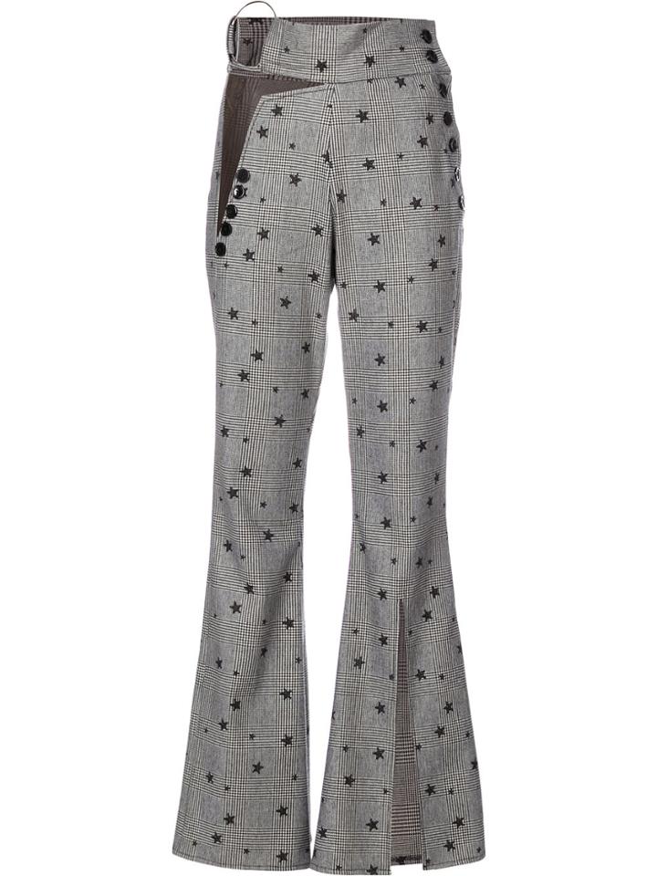 Seen High Waist Star Trousers - Black