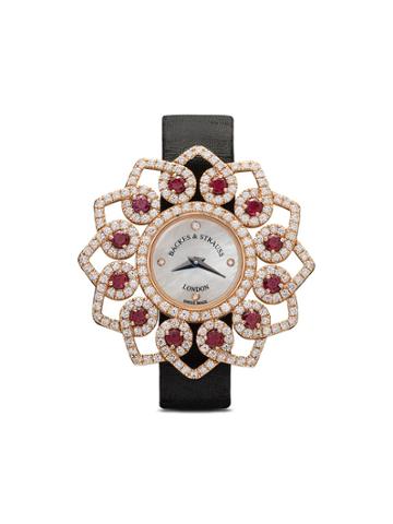 Backes & Strauss Victoria Brilliant Red Rose 36mm - White