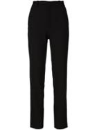Roland Mouret Slim Fit Trousers, Women's, Size: 10, Black, Polyester/viscose/spandex/elastane/silk