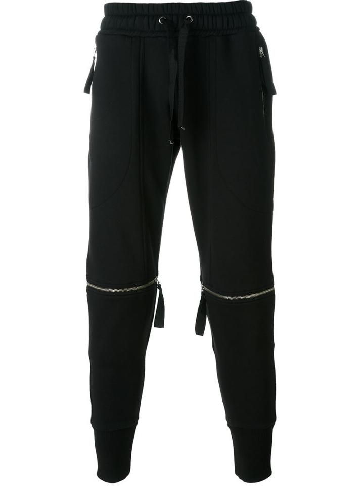 Blood Brother Detachable Cuff Track Pants, Men's, Size: Xl, Black, Cotton